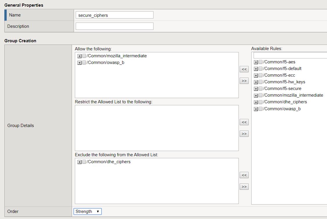 Fixing SSL Labs Grade on F5 Big-IP – Custom Cipher Groups – Grumpy Techie